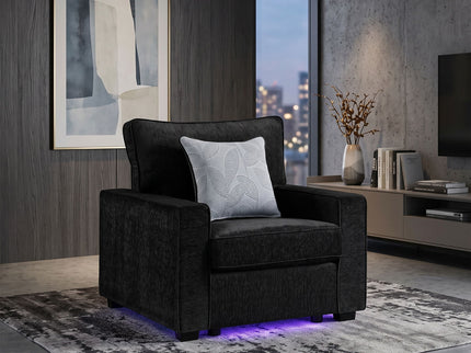 Rita - Accent Chair With LED Underlighting