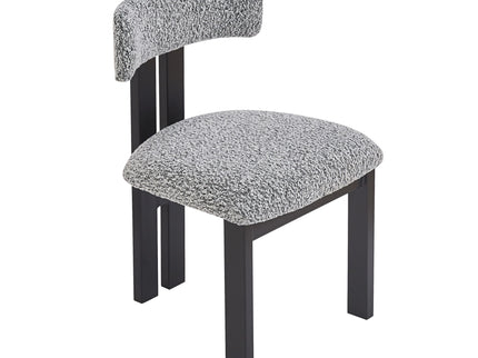 Modern Upholstered Armless Dining Chairs With Metal Legs