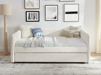 Upholstered Daybed With Pop Up Trundle