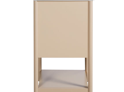 Bathroom Vanity With Sink, Freestanding Single Cabinet Set - Cream White