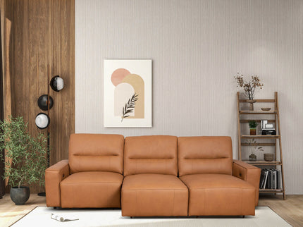Grant - Triple Power Convertible Sofa - Cognac