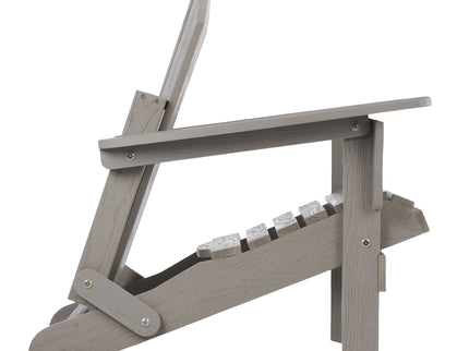 Oversize Outdoor Folding Adirondack Chair - Gray