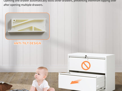 Premium Drawer Metal Lateral File Cabinet With Lock