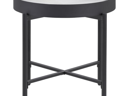 Rafael - 2 Piece Coffee Table Set With Sliding Storage - Tan / Black