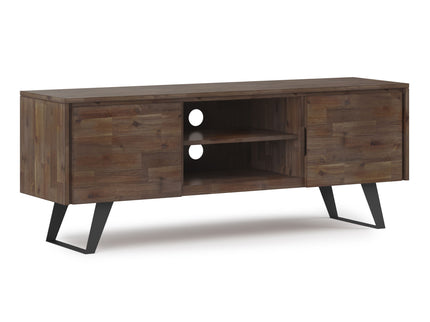 Lowry - TV Media Stand - Rustic Natural Aged Brown