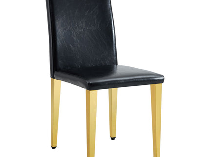 Elegant Upholstered Chairs With Metal Legs