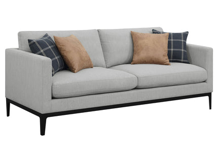 Montauk - Upholstered Sofa With Reversible Cushions - Light Gray