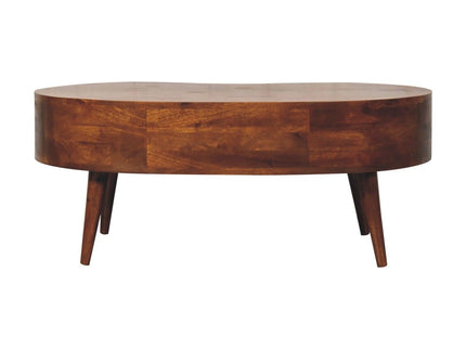Wave Coffee Table With 1 Drawer