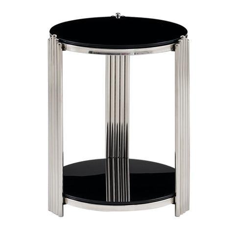 Round Table With Double Layer Storage