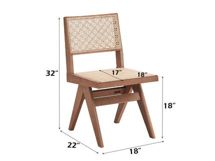 Valentina - 6 Piece Patio Furniture Set - Rattan / Natural