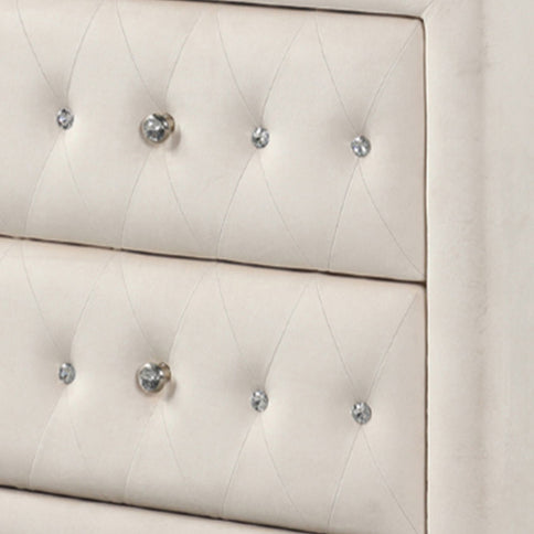 Sophia - 2 Drawer Upholstered Nightstand