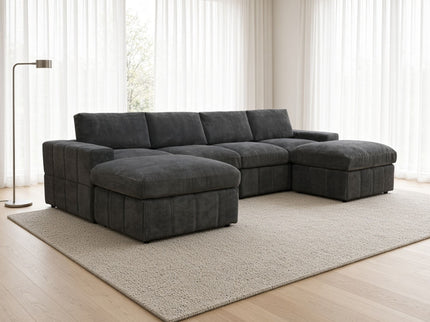 Modular Sectional Sofa, Reversible Set
