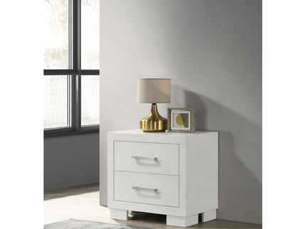 Copper - 2 Drawer Rectangular Nightstand