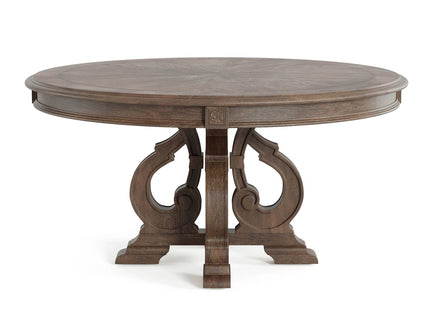 Elegant Dining Set Round Table And Side Chairs