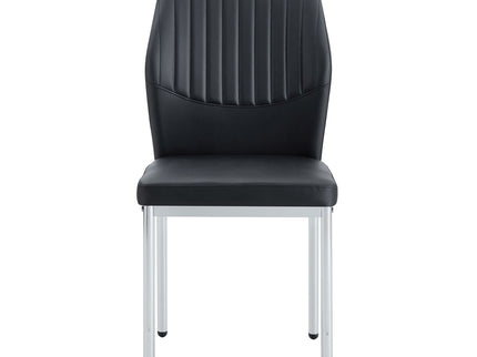 Luxury Simple High Resilience Dining Chair With Metal Legs