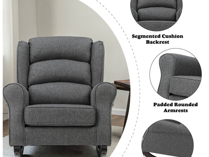Fabien - Rocking Chair - Gray