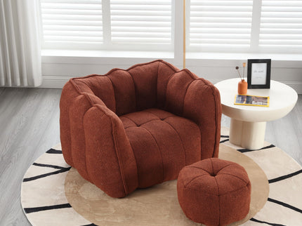 Soft Bean Bag Chair With High Resilient Foam