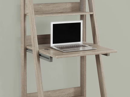 Computer Desk For Home Office, Laptop, Leaning, Storage Shelves