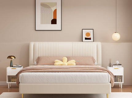 Nightstand With 1 Drawer And Open Shelf - White