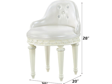 Dorothy - Vanity Chair With Swivel Chair Only - Ivory