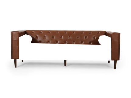 Contemporary 3 Seater Sofa With Tufted Design