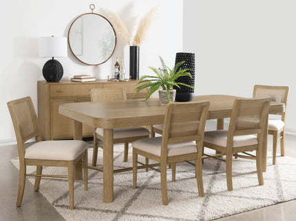 Benson - Extension Leaf Dining Table Set With Chairs