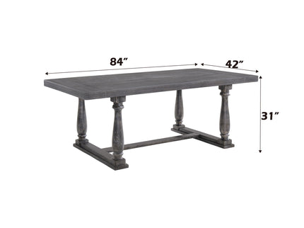 Bernard - Weathered Dining Table