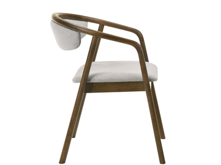 Delina - Side Chair - Gray / Walnut