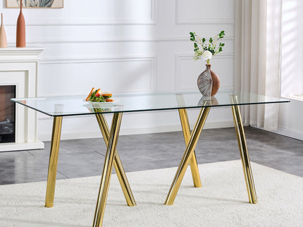 Dining Table With Transparent Surface