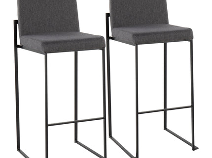 Fuji - Contemporary High Back Barstool Elegant Design