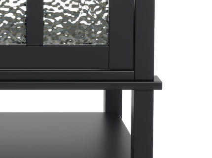 Bathroom Vanity With Ceramic Sink, Adjustable & Open Shelf