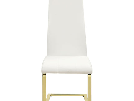 Whittingham - Dining Side Chair (Set of 4) - White / Gold