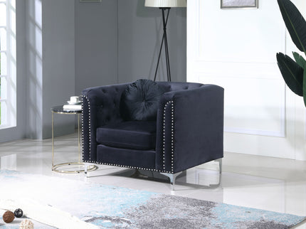 Contemporary Sloped Arm Chair