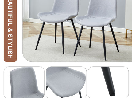 Modern Medieval Style Restaurant Cushioned Chairs With Suede Backrests
