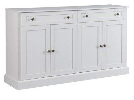 Kitchen Sideboard Storage Buffet Cabinet With 2 Drawers & 4 Doors Adjustable Shelves For Dining Room, Living Room