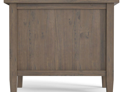 Ela - Narrow End Table - Brown