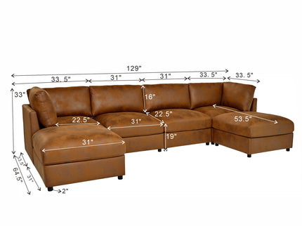 Modular Sectional With Custom Configuration
