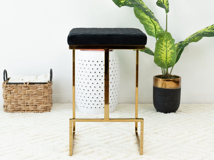 Joel - Mid Century Modern Luxury Upholstered Stool