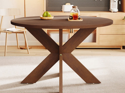 Round Dining Table Kitchen Table - Cherry
