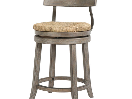 Stool With Natural Seagrass Seat
