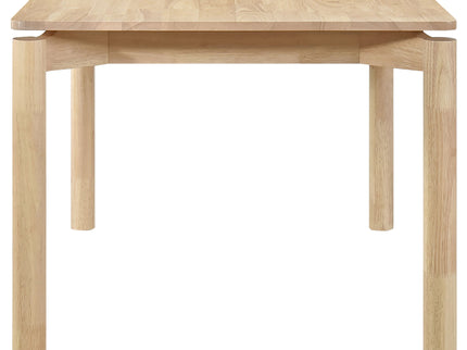 Svenstra - Rectangular Dining Table Set With Armless Side Chairs, Wood, Natural Walnut, 59 X 35.5 X 30 Inches