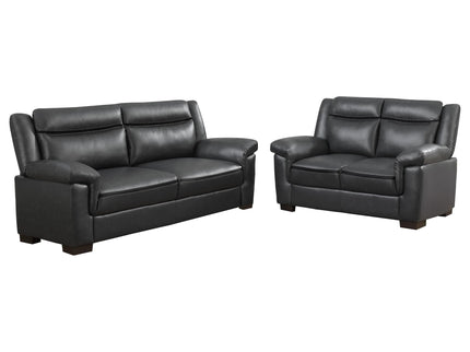 Borden - 2 Piece Living Room Set With Smooth Upholstery - Gray