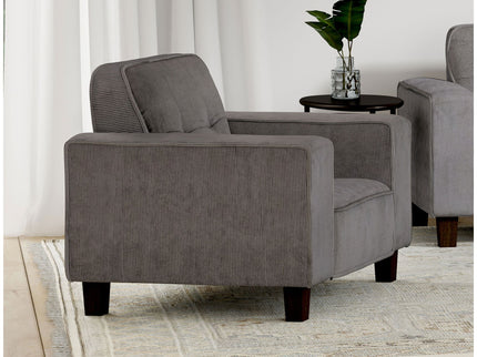 Dana - Track Arm Tufted Accent Chair