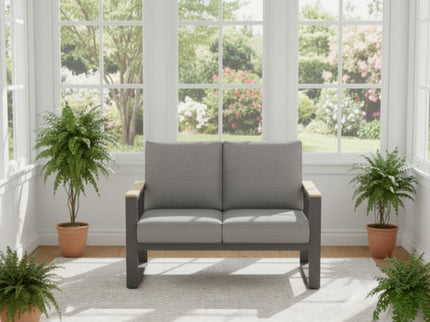 All-Weather Loveseat Sofa With Thick Cushions