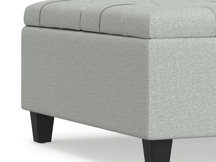Harrison - Coffee Table Storage Ottoman Lift Top - Stone Gray