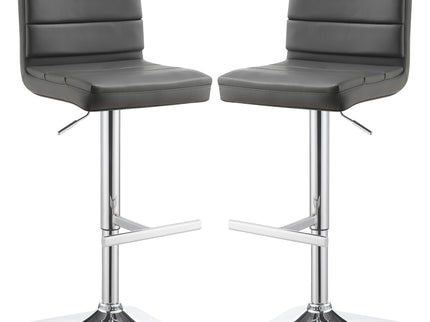 Adjustable Bar Stool (Set of 2) - Gray