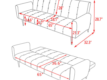 Comfort Compact Design Sofa Bed