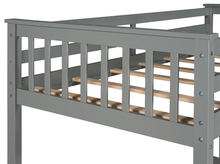 Bunk Bed With Ladders And 2 Storage Drawers