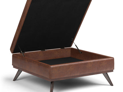 Owen - Multifunctional Square Coffee Table Storage Ottoman