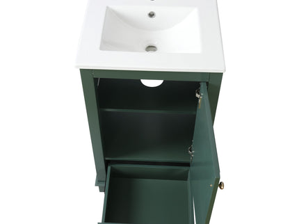 20" Bathroom Vanity With Sink, 1 Drawer, Freestanding Single Set